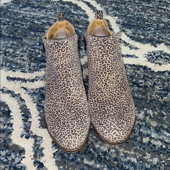 Lucky Brand Shoes - Lucky Brand Leopard Basel Booties EUC 10